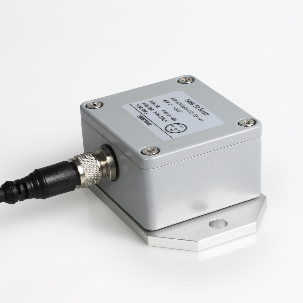  &raquo; 0-360° CAN bus output single-axis tilt sensor